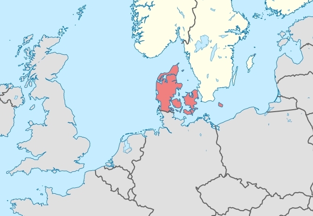 デンマーク地図